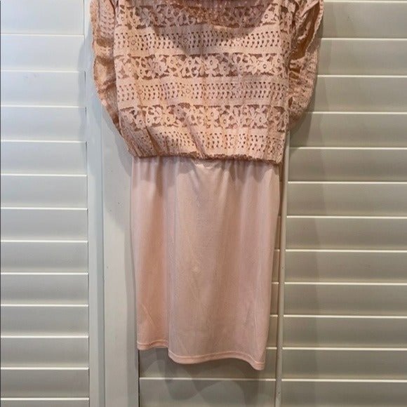 Disney Princess Girls Midi Dress Peach Floral Lace Cottagecore Retro Vibes Sz M - Picture 6 of 9